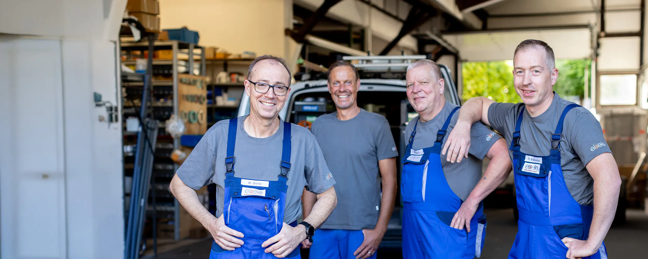 eissele heizungsanlagen startseite header team